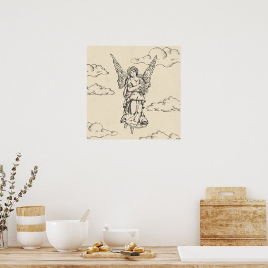 Angel Pplay Harp Poster (Keuken)