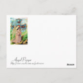 Angel Prayer Briefkaart (Achterkant)