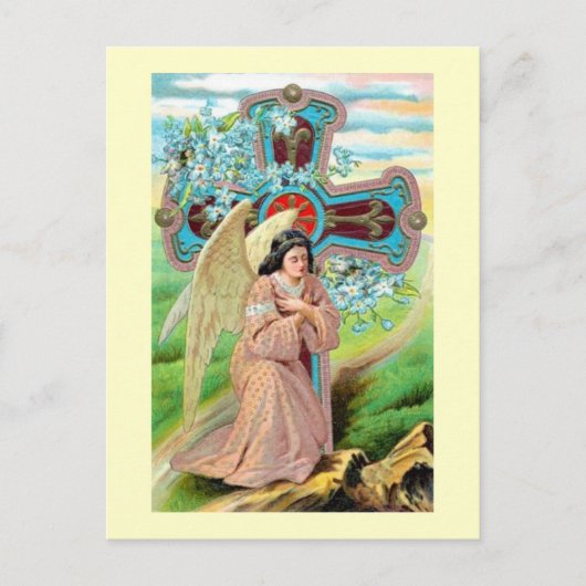 Angel Prayer Briefkaart (Voorkant)