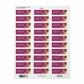 Angel Praying d1b Return Address Labels (Full Sheet)