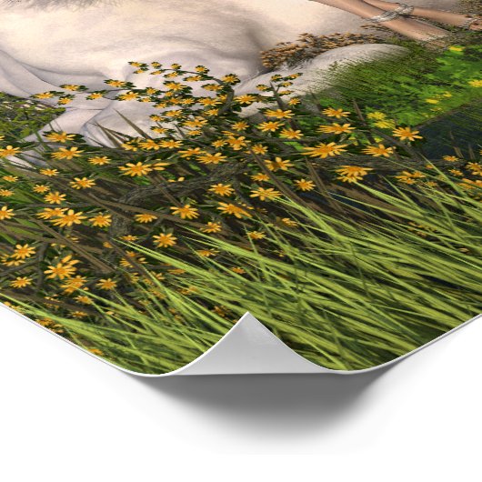 Angel Princess & Unicorn Poster (Hoek)