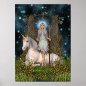 Angel Princess & Unicorn Poster (Voorkant)