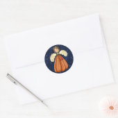 Angel Pumpkin Herfst Stickers (Envelop)