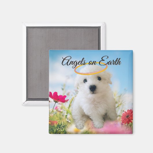 Angel Puppy Magnet (Voorkant / Achterkant)