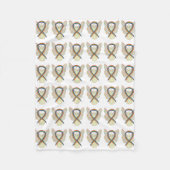 Angel Rainbow Awareness Ribbon Soft Blankets Fleece Deken (Voorkant)