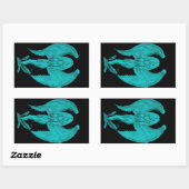 Angel Rechthoekige Sticker (Vel)