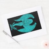 Angel Rechthoekige Sticker (Envelop)