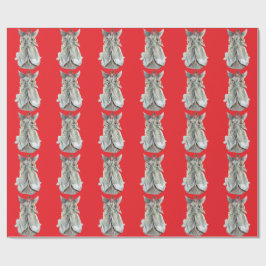 Angel Red Wrapping Paper Cadeaupapier