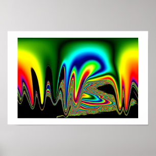 Angel-regenkunst Poster