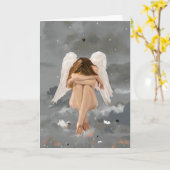 Angel! Resten Kaart (Gele Bloem)