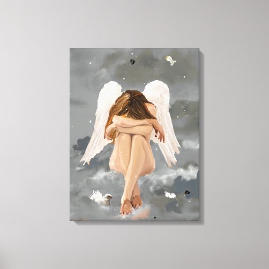 Angel Resting Canvas Afdruk (Voorkant)