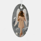 Angel, Resting. Keramisch Ornament (Voorkant Rechts)