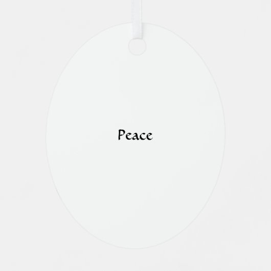 Angel, Resting. Keramisch Ornament (Achterkant)