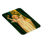 Angel ringing the bell for Christmas time Magneet (Rechterzijde)