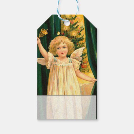  Angel Rings met Kerstmis Cadeaulabel (Voorkant)