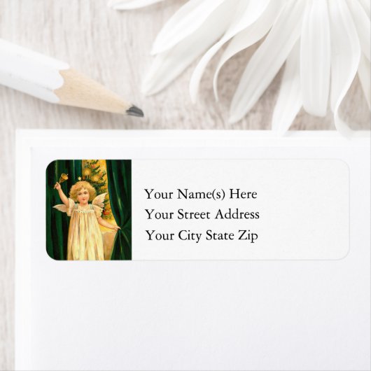 Angel Rings met Kerstmis Etiket (Insitu)