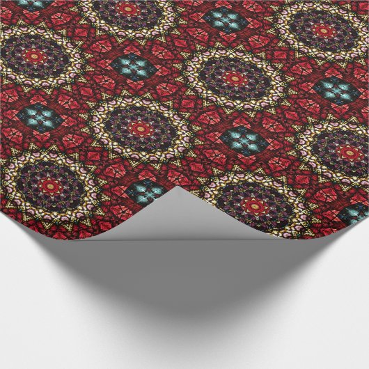 Angel Robes Kaleidoscope Art Pattern Giftwrap Cadeaupapier (Hoek)