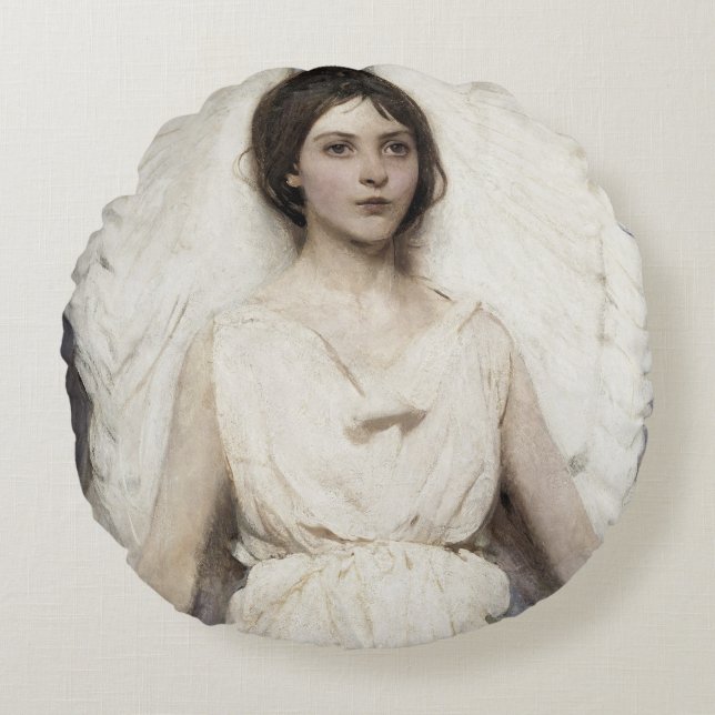 Angel Rond Kussen (Voorkant)
