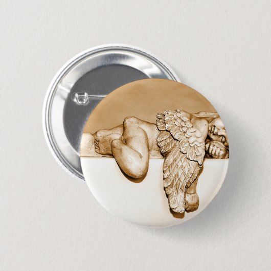 Angel Ronde Button 5,7 Cm (Voorkant /achterkant)