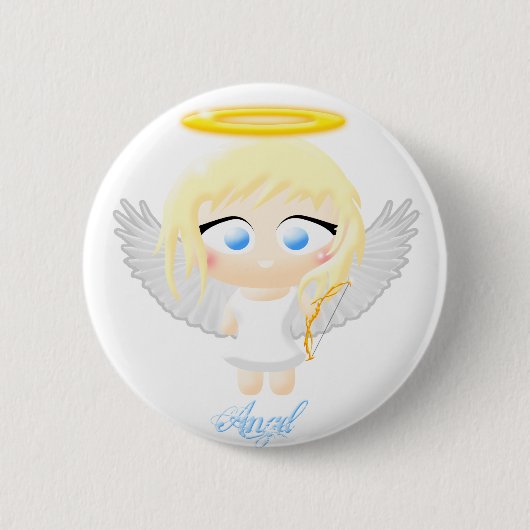 Angel Ronde Button 5,7 Cm (Voorkant)