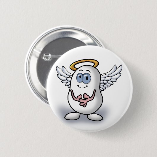 Angel Ronde Button 5,7 Cm (Voorkant /achterkant)