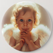 Angel Ronde Button 6,0 Cm (Voorkant)