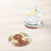 Angel Ronde Kartonnen Onderzetter (Insitu)