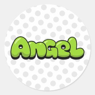 Angel Ronde Sticker