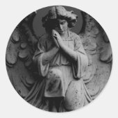 Angel Ronde Sticker (Voorkant)