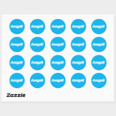 Angel Ronde Sticker (Vel)