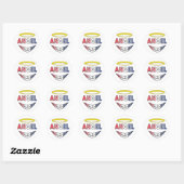 Angel Ronde Sticker (Vel)