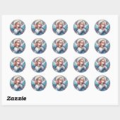 Angel ronde Stickers (Vel)