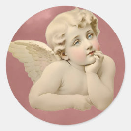 Angel ronde Stickers