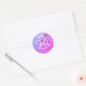 Angel ronde Stickers (Envelop)