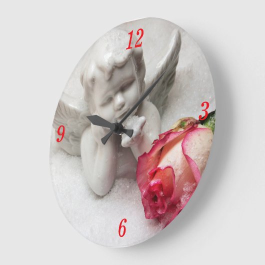 Angel & Rosebud Clock Grote Klok (Hoek)