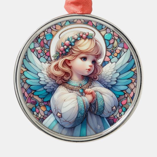 Angel Round Ornament (Voorkant)