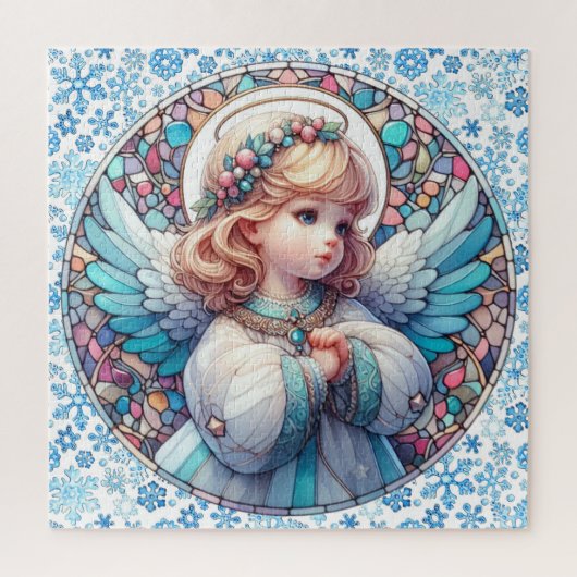 Angel Round Puzzle Legpuzzel (Verticaal)