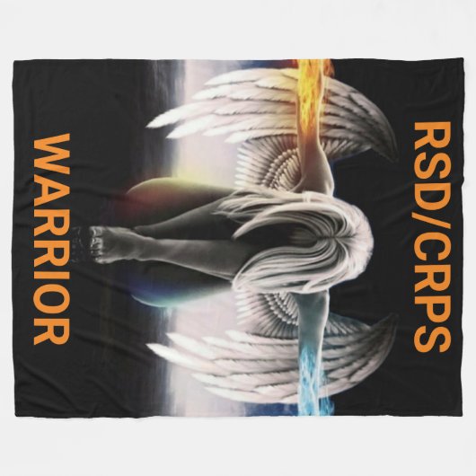 Angel...RSD/CRPS Fleece Deken (Voorkant (Horizontaal))