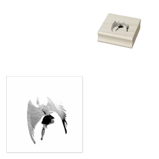 Angel Rubberstempel (Gestempeld)