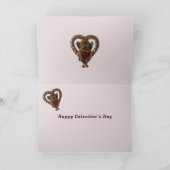 Angel Sangria Hearts Valentijnsdag Kaart (Binnen)