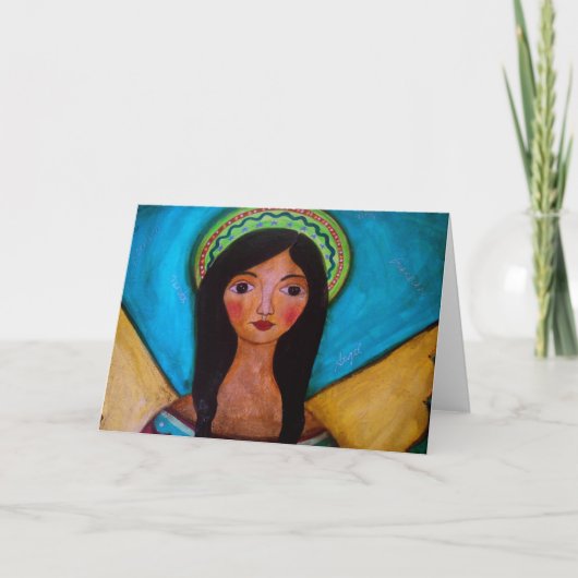 ANGEL SCHILDERIJ NOTECARDS KAART (Voorkant)