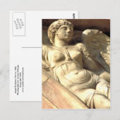Angel Sculpture Venice, Briefkaart van Italië (Voorkant / Achterkant)