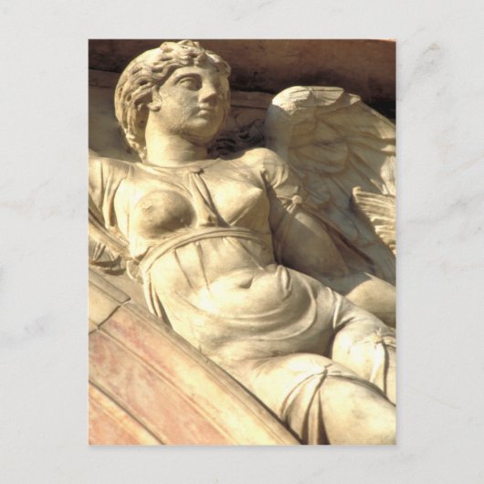 Angel Sculpture Venice, Briefkaart van Italië (Voorkant)