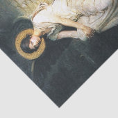 Angel Seated on a Rock van Abbott Thayer Tissuepapier (Detail)