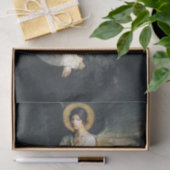 Angel Seated on a Rock van Abbott Thayer Tissuepapier (Geschenk)