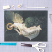 Angel Seated on a Rock van Abbott Thayer Tissuepapier (Craft)