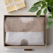 Angel Sepia Sketch Art Tissuepapier (Geschenk)