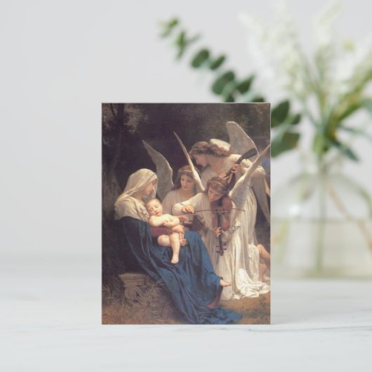 Angel Serenade Briefkaart (Staand voorkant)