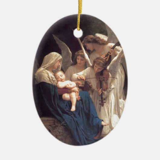 Angel Serenade Keramisch Ornament (Voorkant)