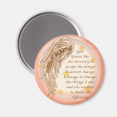 Angel Serenity Prayer Magneet (Voorkant / Achterkant)